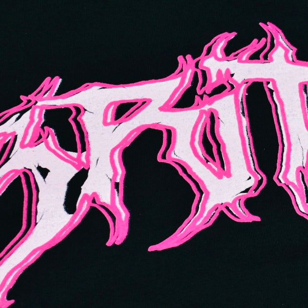 PINK/WHITE LOGO TEE
