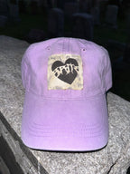 VIOLET SKULLS (#8/10 PATCH HAT)