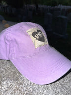 VIOLET SKULLS (#8/10 PATCH HAT)