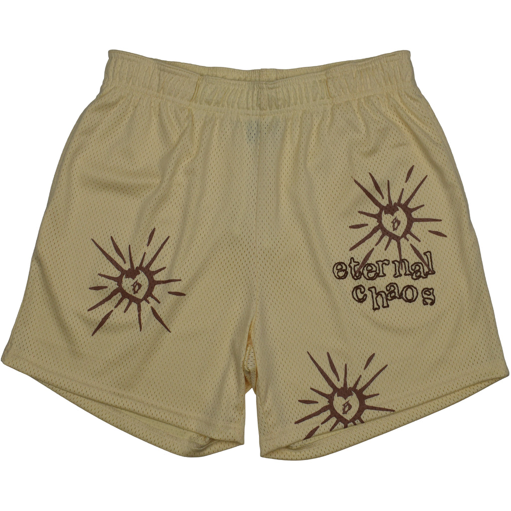CREAM (MESH SHORTS)