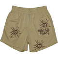CREAM MESH SHORTS