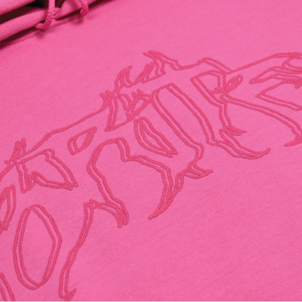 PINK BASICS HOODIE