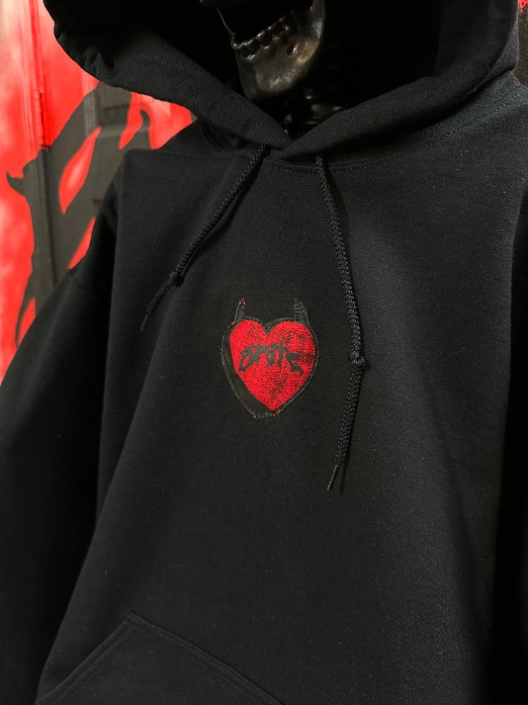 BLACK CHERRY LARGE (#4/10 PATCH HOODIE)