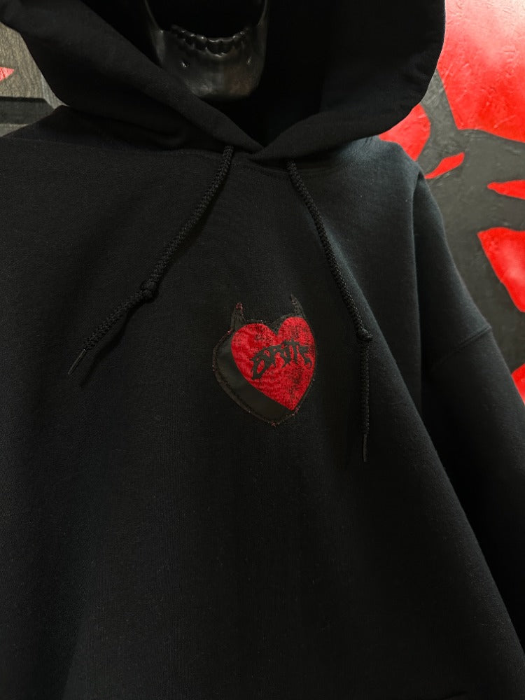 BLACK CHERRY LARGE (#4/10 PATCH HOODIE)