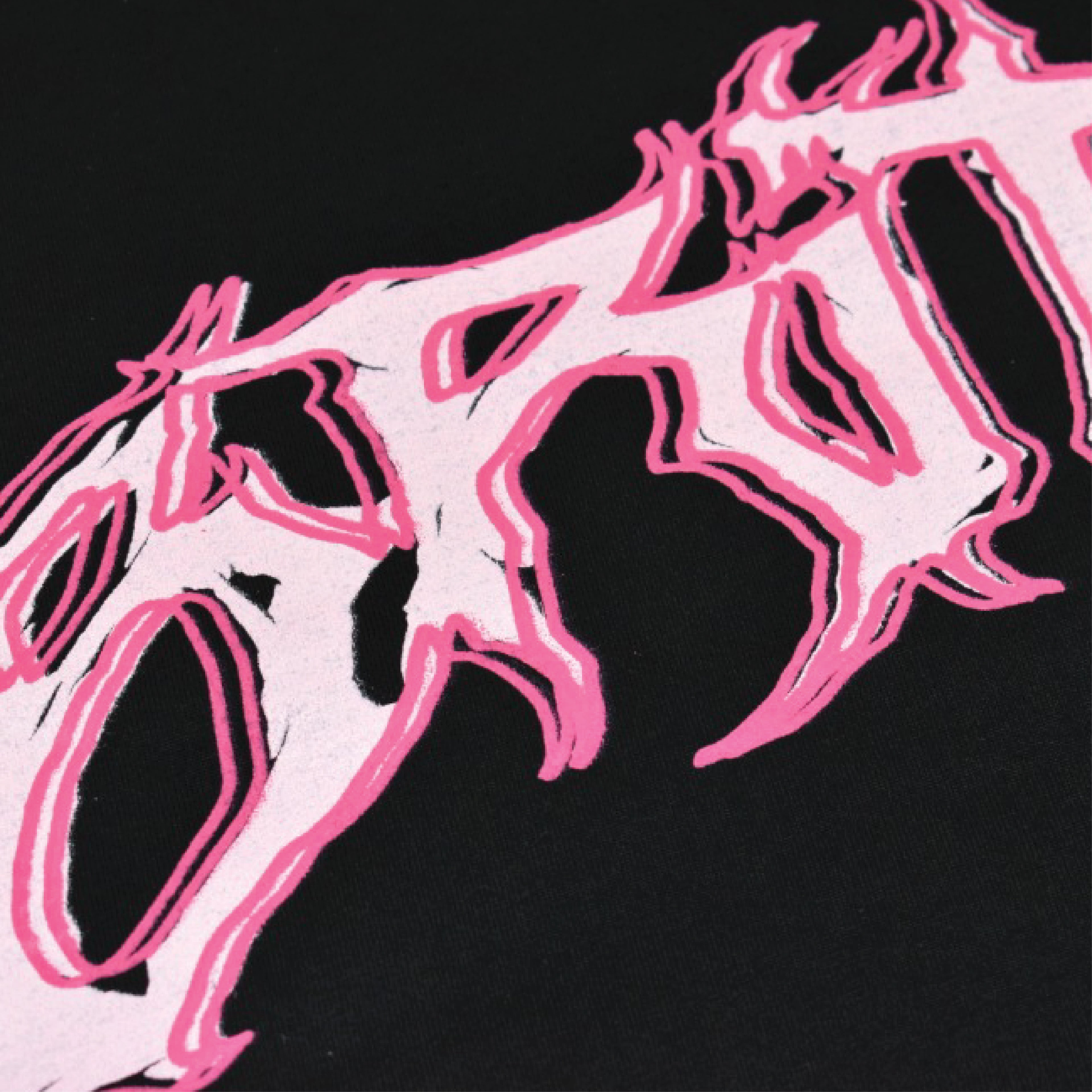 PINK/WHITE LOGO TEE
