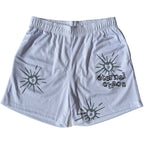 WHITE (MESH SHORTS)