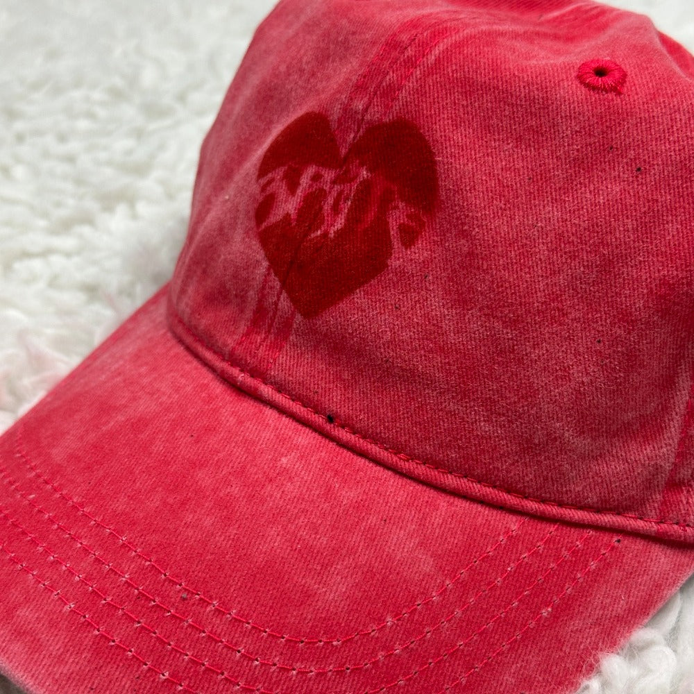 RED HEART CAP