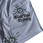 WHITE (MESH SHORTS)