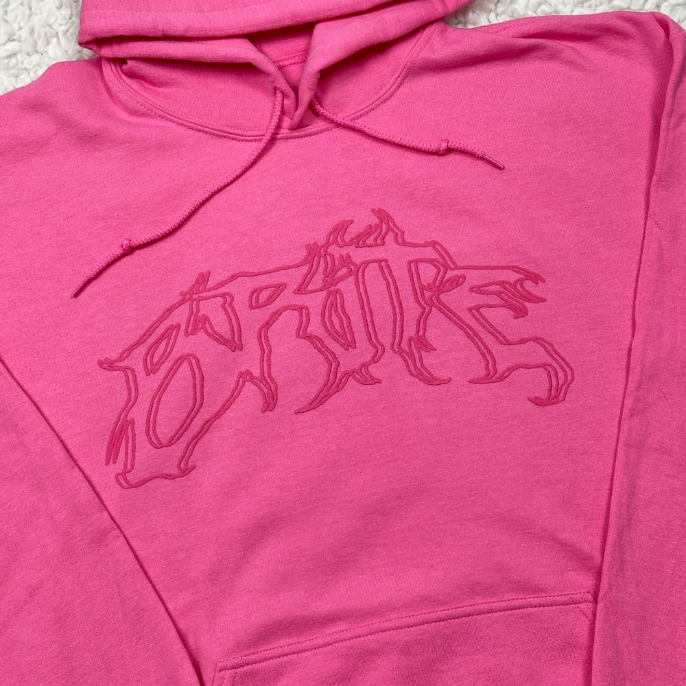 PINK BASICS HOODIE