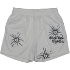 WHITE (MESH SHORTS)